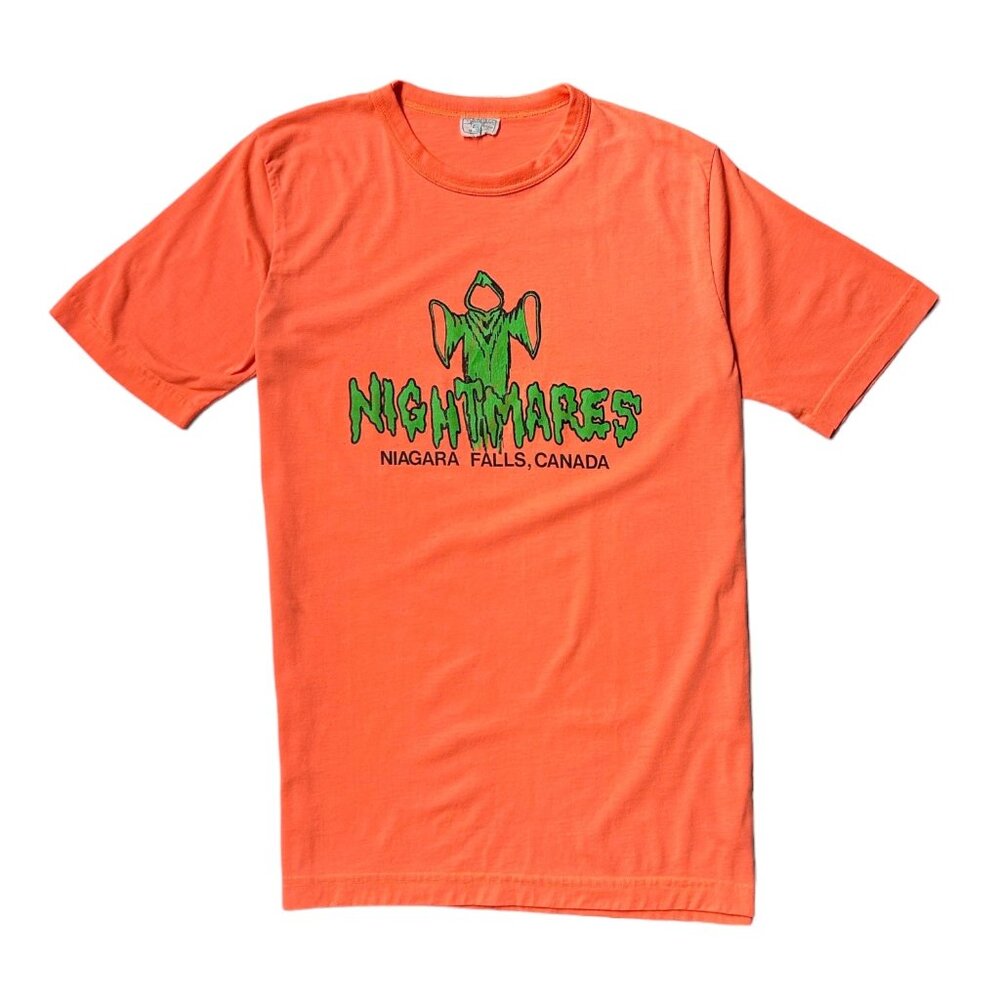 90s vintage Nightmares t-shirt Haunted House Halloween Ghoul Grim Reaper Canada.